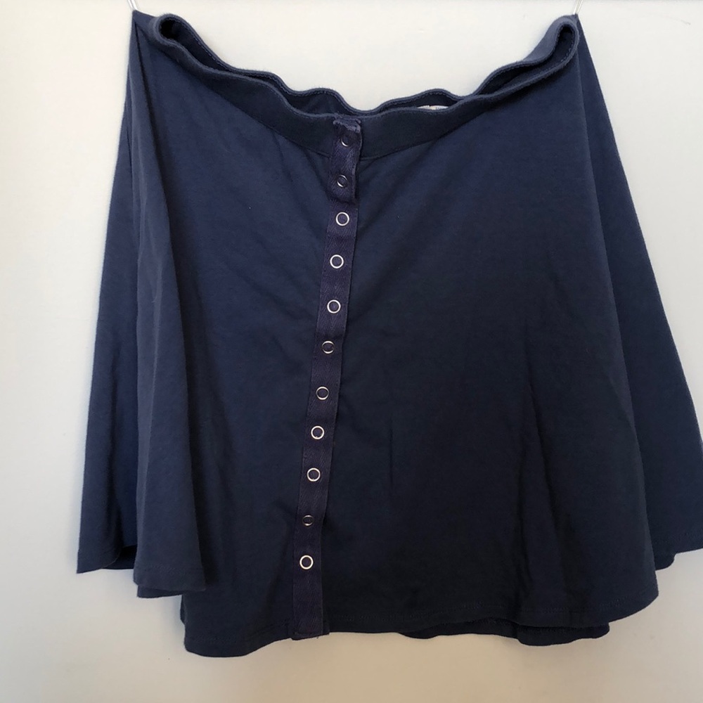 Blue skirt